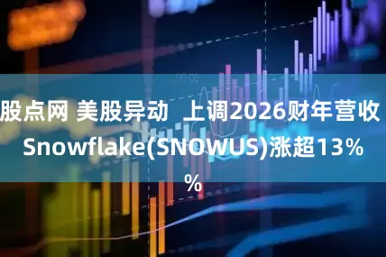 股点网 美股异动  上调2026财年营收 Snowflake(SNOWUS)涨超13%